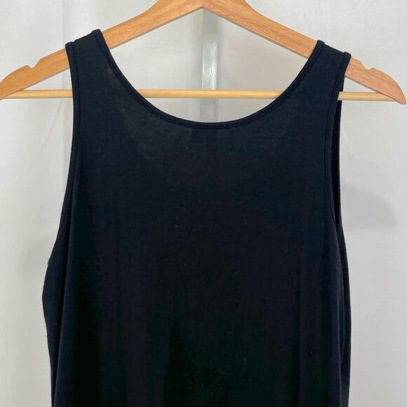 COMFY USA Marsha Sleeveless Tunic Tank Top M617 Modal Jersey Black Size S - Picture 5 of 8